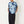 【 BLUE BLUE JAPAN 】エイトロックスムース インディゴシボリ フレンチTシャツ / Indigo