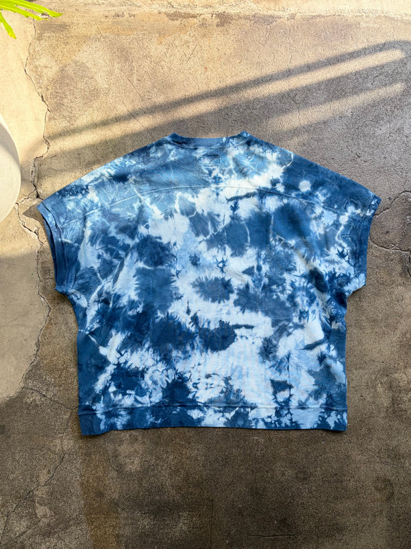 BLUE BLUE JAPAN 】エイトロックスムース インディゴシボリ フレンチT