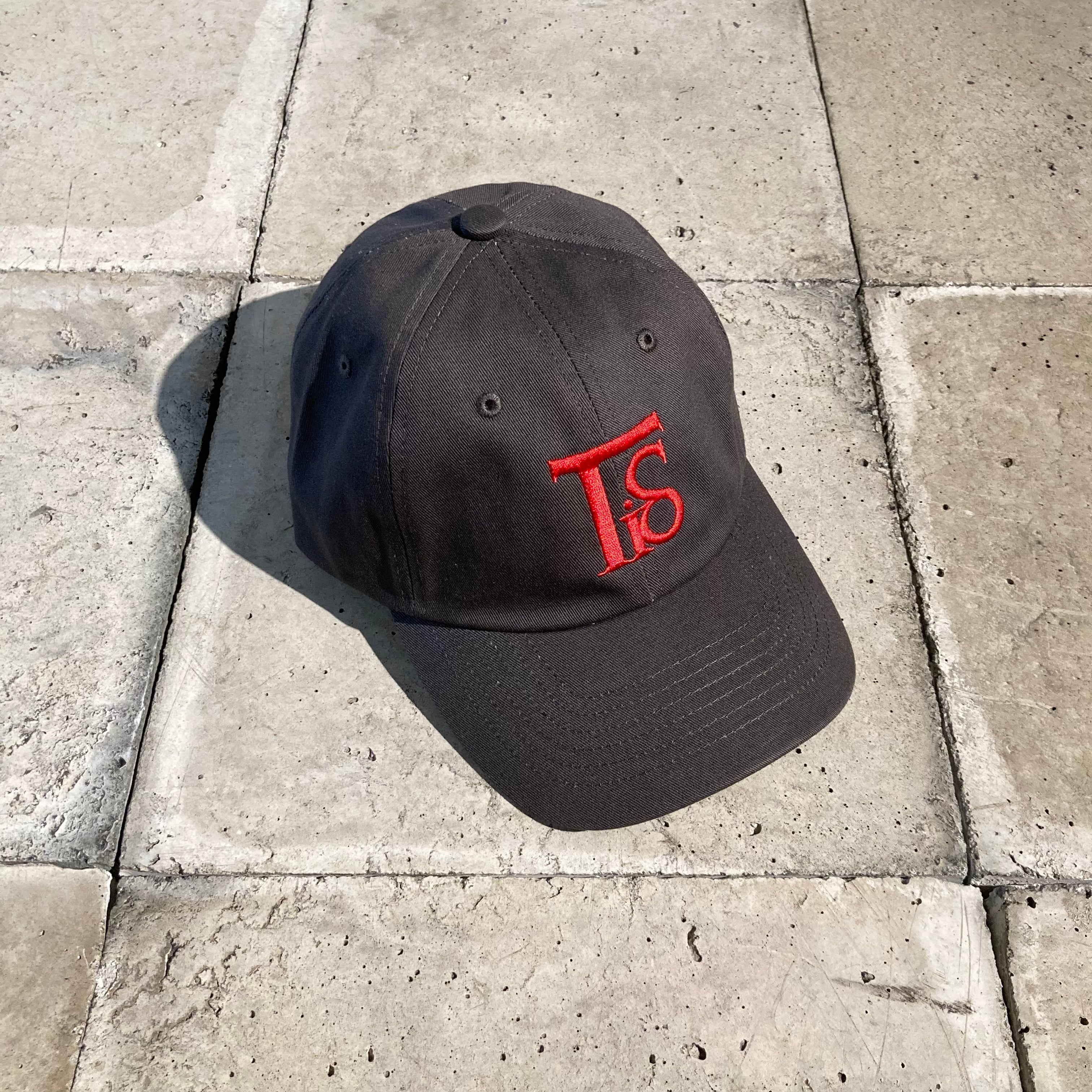 TOKIS】EMBROIDERY LOGO CAP / Smoky Black