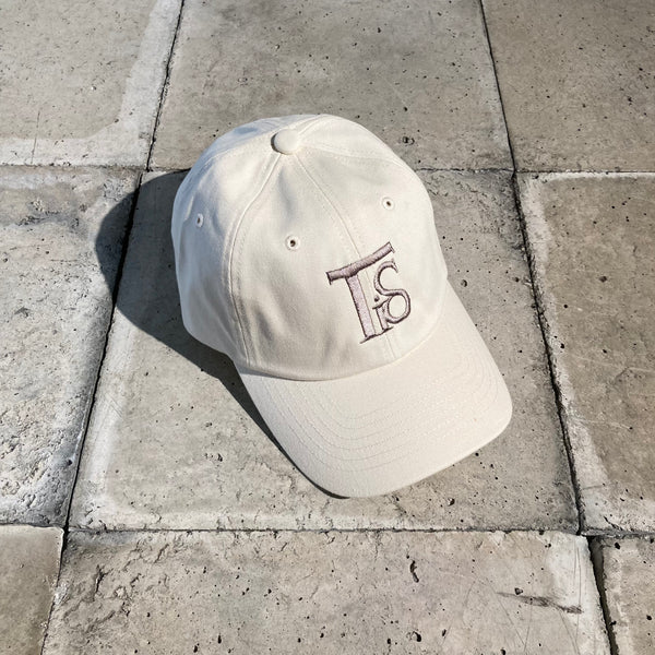 【TOKIS】EMBROIDERY LOGO CAP / Ivory