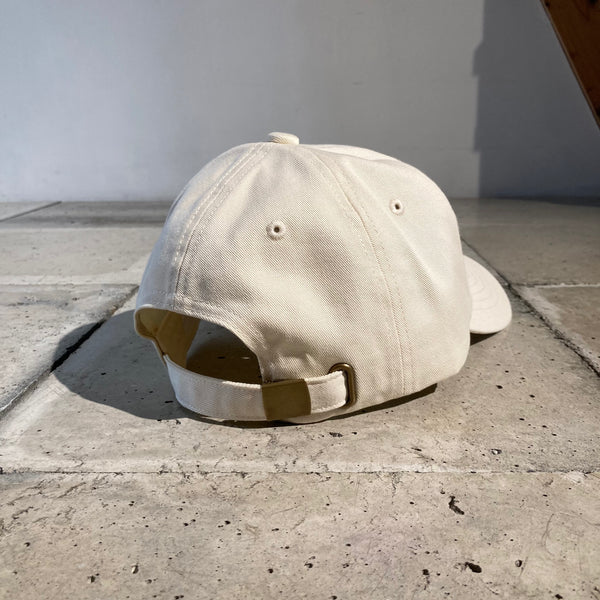 【TOKIS】EMBROIDERY LOGO CAP / Ivory