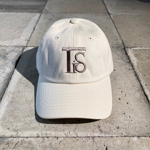 【TOKIS】EMBROIDERY LOGO CAP / Ivory