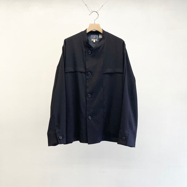 【 BLUE BLUE JAPAN 】ストレッチドライツイル クルージャケット / Dark Navy