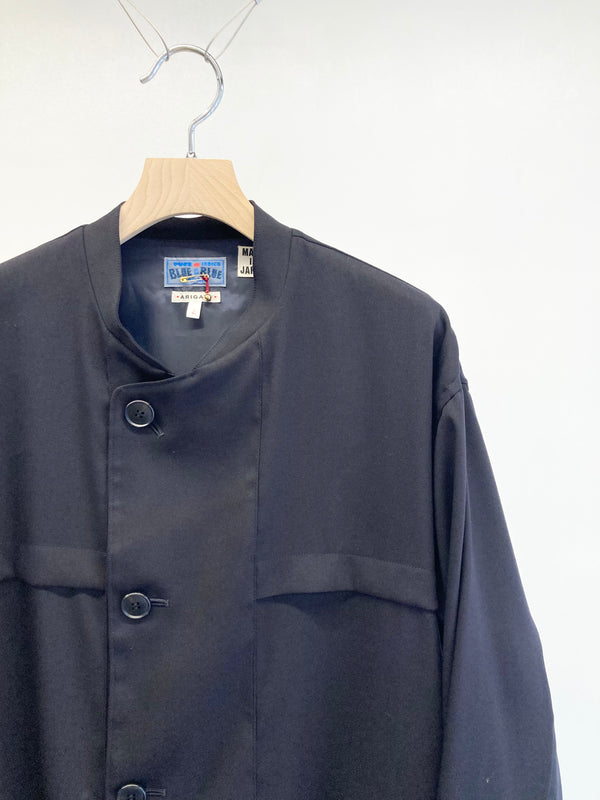 【 BLUE BLUE JAPAN 】ストレッチドライツイル クルージャケット / Dark Navy