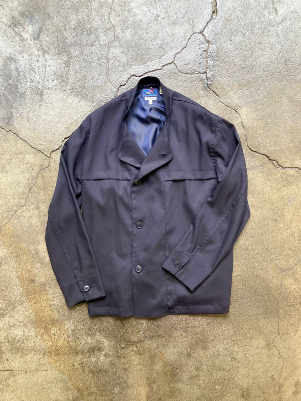 【 BLUE BLUE JAPAN 】ストレッチドライツイル クルージャケット / Dark Navy