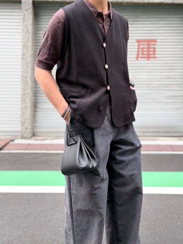 【 m's braque 】S4B VEST / Black