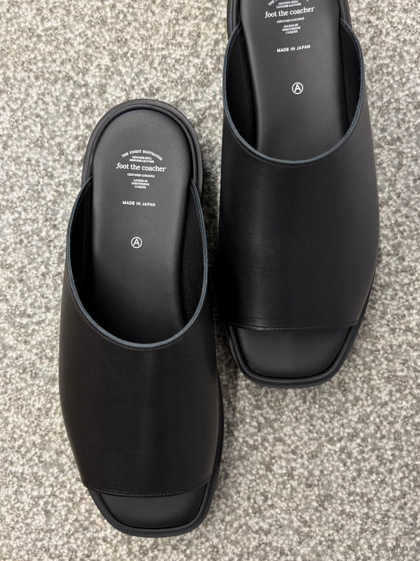 【foot the coacher / フットザコーチャー】VAMP SANDALS / Black