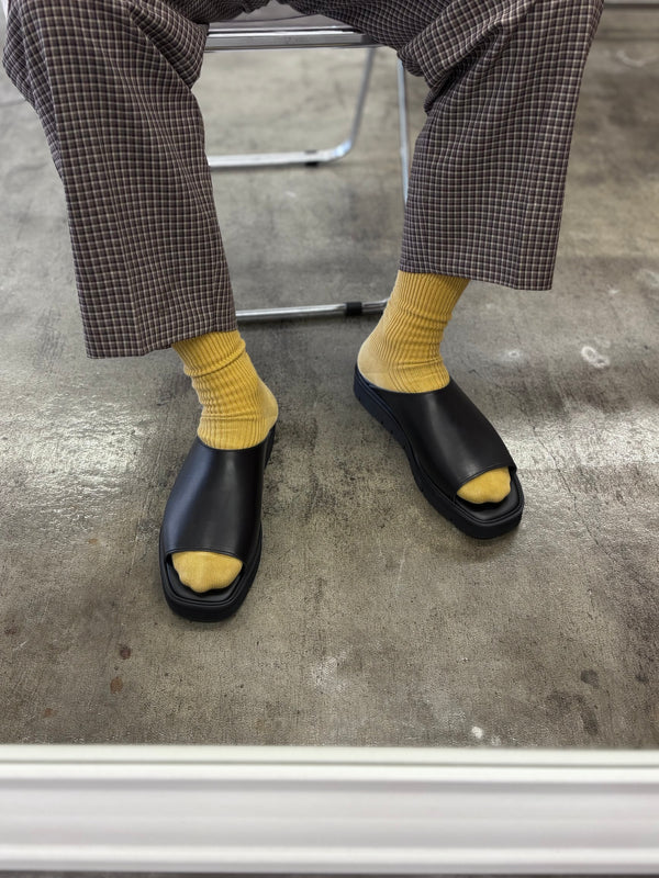 【foot the coacher / フットザコーチャー】VAMP SANDALS / Black