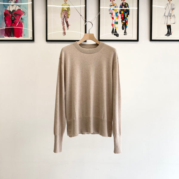 【 PICEA / ピセア 】14GG CREW NECK / Beige