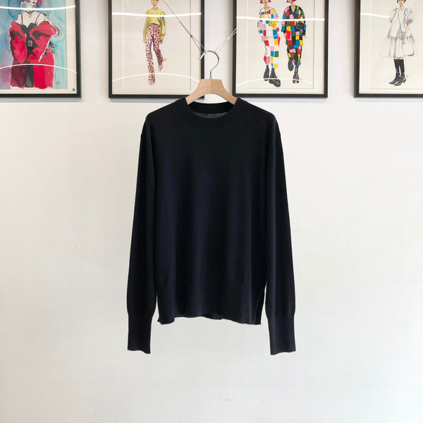 【 PICEA / ピセア 】14GG CREW NECK / Black