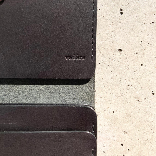 【 vedere 】POCKET WALLET / Black