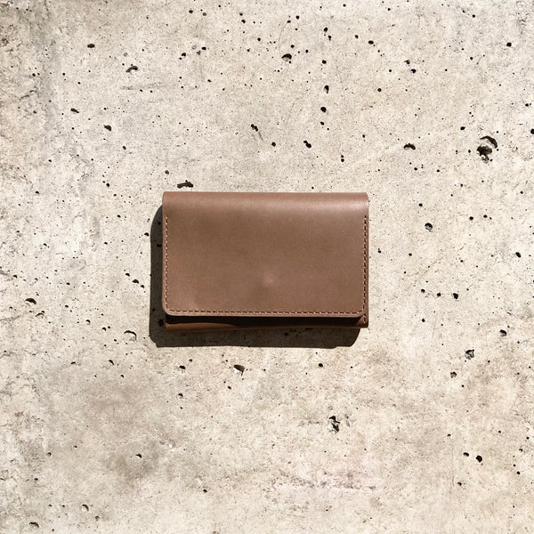 【 vedere 】POCKET WALLET / Khaki Brown