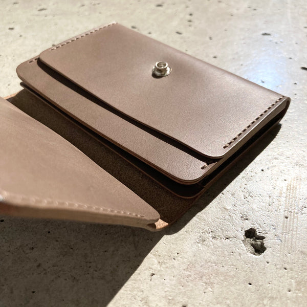 【 vedere 】POCKET WALLET / Khaki Brown