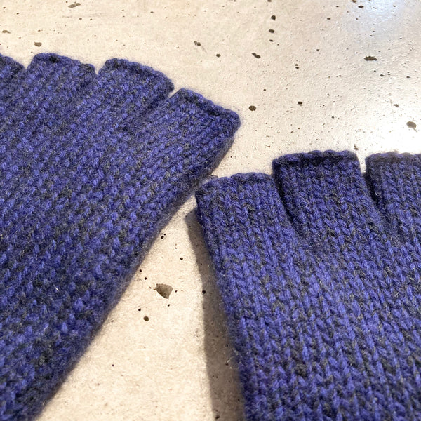 【 PICEA / ピセア 】GLOVES / Black × Right Purple
