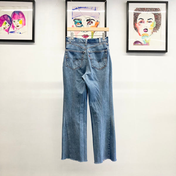 【 RIVER 】LEVIS REMAKE DENIM - LOOSE FIT FLARE - / Blue