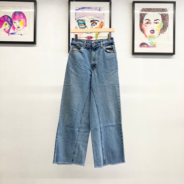 【 RIVER 】LEVIS REMAKE DENIM - EASY WIDE - / Blue
