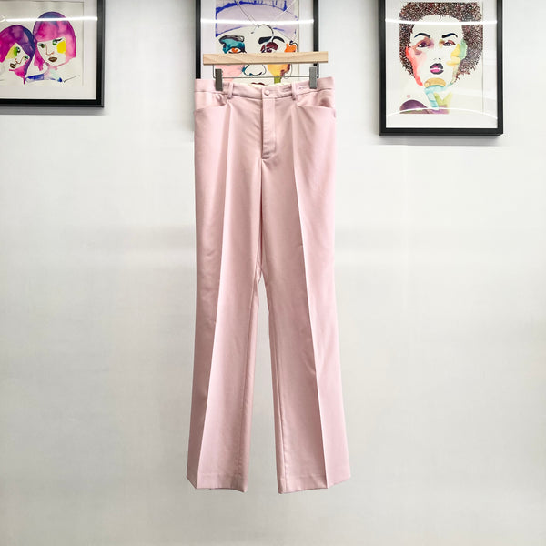 【 HOMMENA 】DROP TAILOR PANTS / Pink