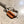 【hobo】CARABINER CHAIN KEY RING - with HORSE LETHER - / Camel