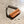 【hobo】TRIANGLE KEY RING - with HORSE LETHER - / Camel