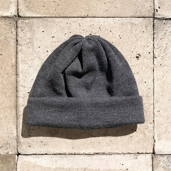 【hobo】WAFFLE BEANIE / Charcoal