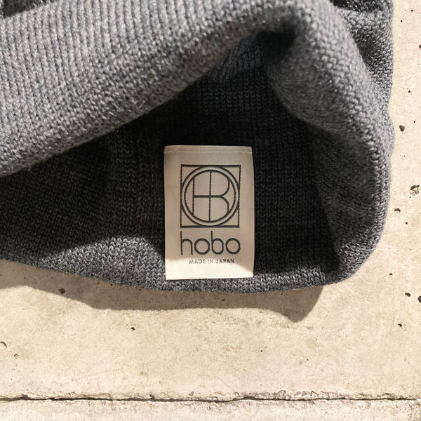 【hobo】WAFFLE BEANIE / Charcoal