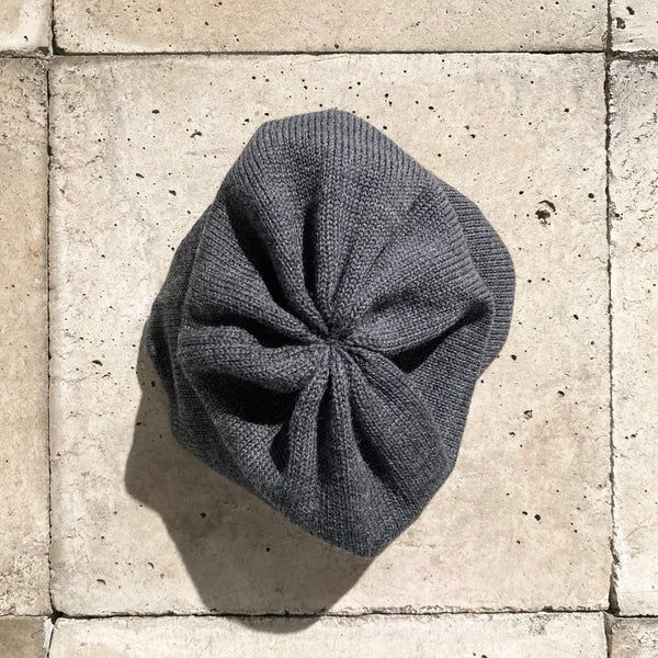 【hobo】WAFFLE BEANIE / Charcoal