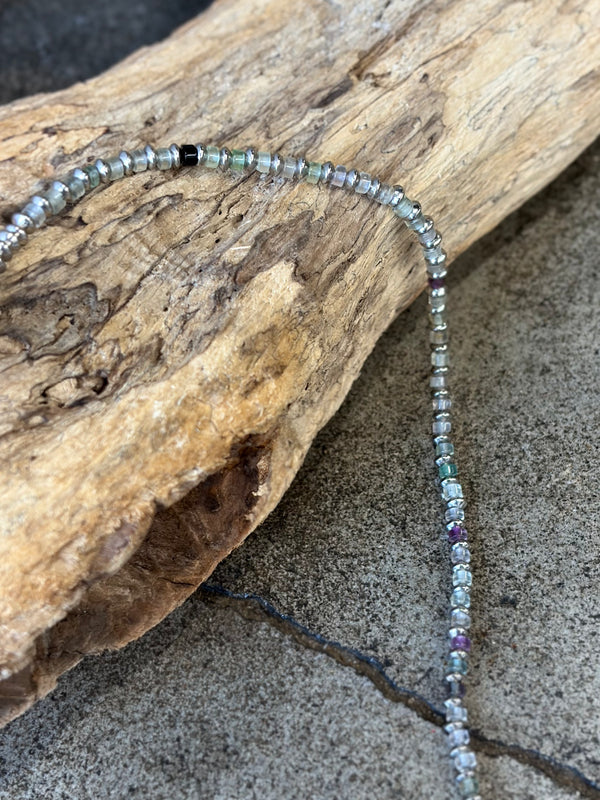 【hobo】BEADS NECKLACE STONE / Green