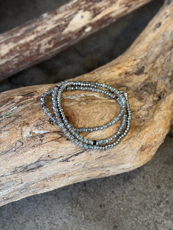 【hobo】BEADS NECKLACE STONE / Green