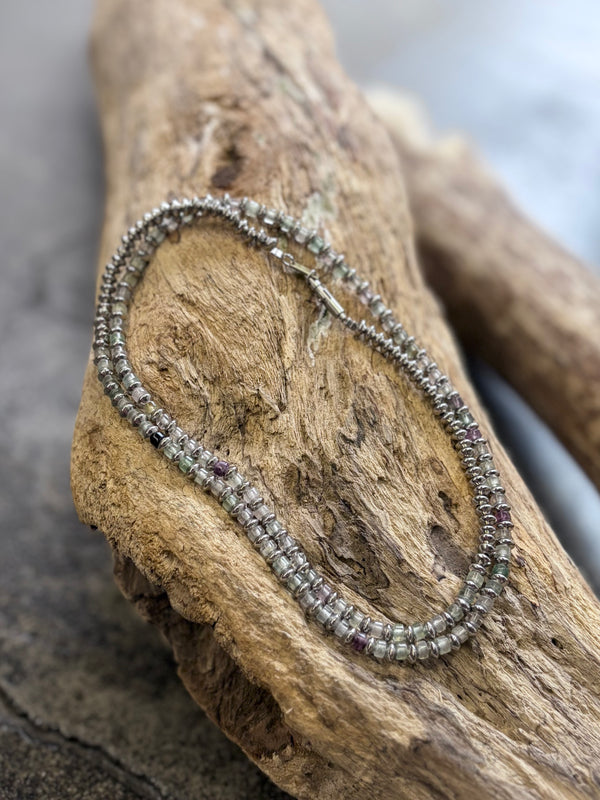 【hobo】BEADS NECKLACE STONE / Green