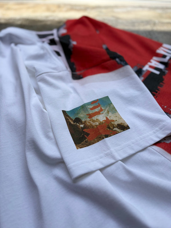 【 CITY COUNTRY CITY 】CCC × TALKING HEADS T-SHORT / White