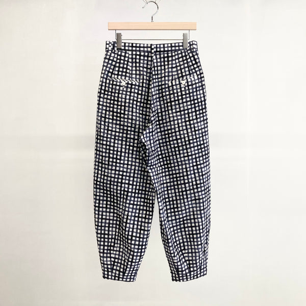 【m's braque】NEW HAREM PANTS / Navy & White