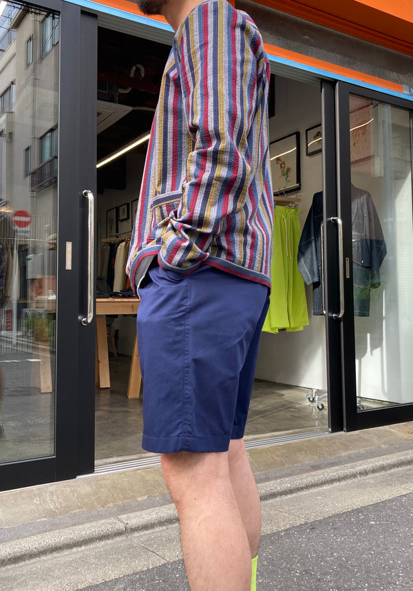 【YOTA TOKI】2-PLEATED SHORTS / Navy