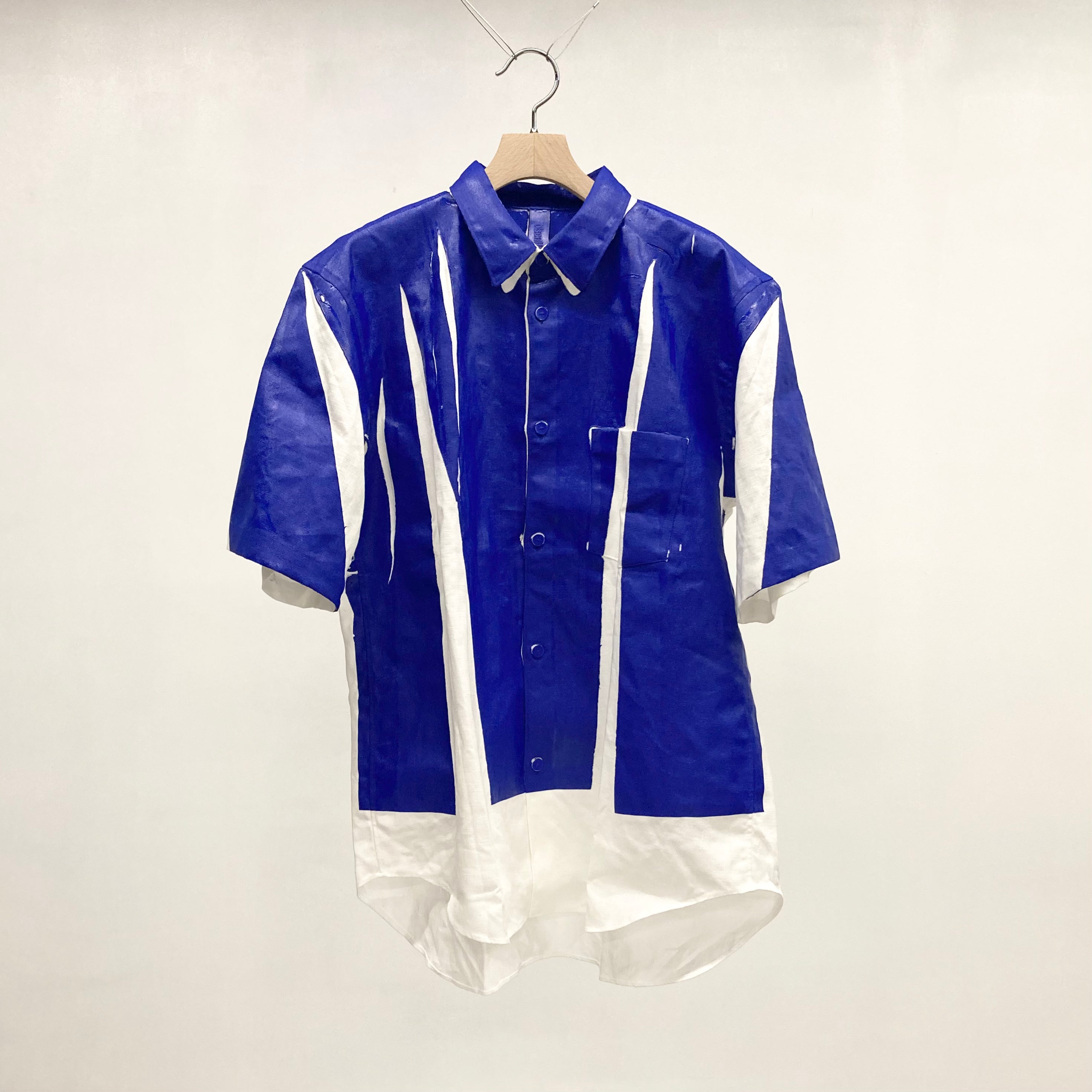 biscuithead / ビスケットヘッド】PAINTED HARF SLEEVE SHIRT / 青 – TOKIS