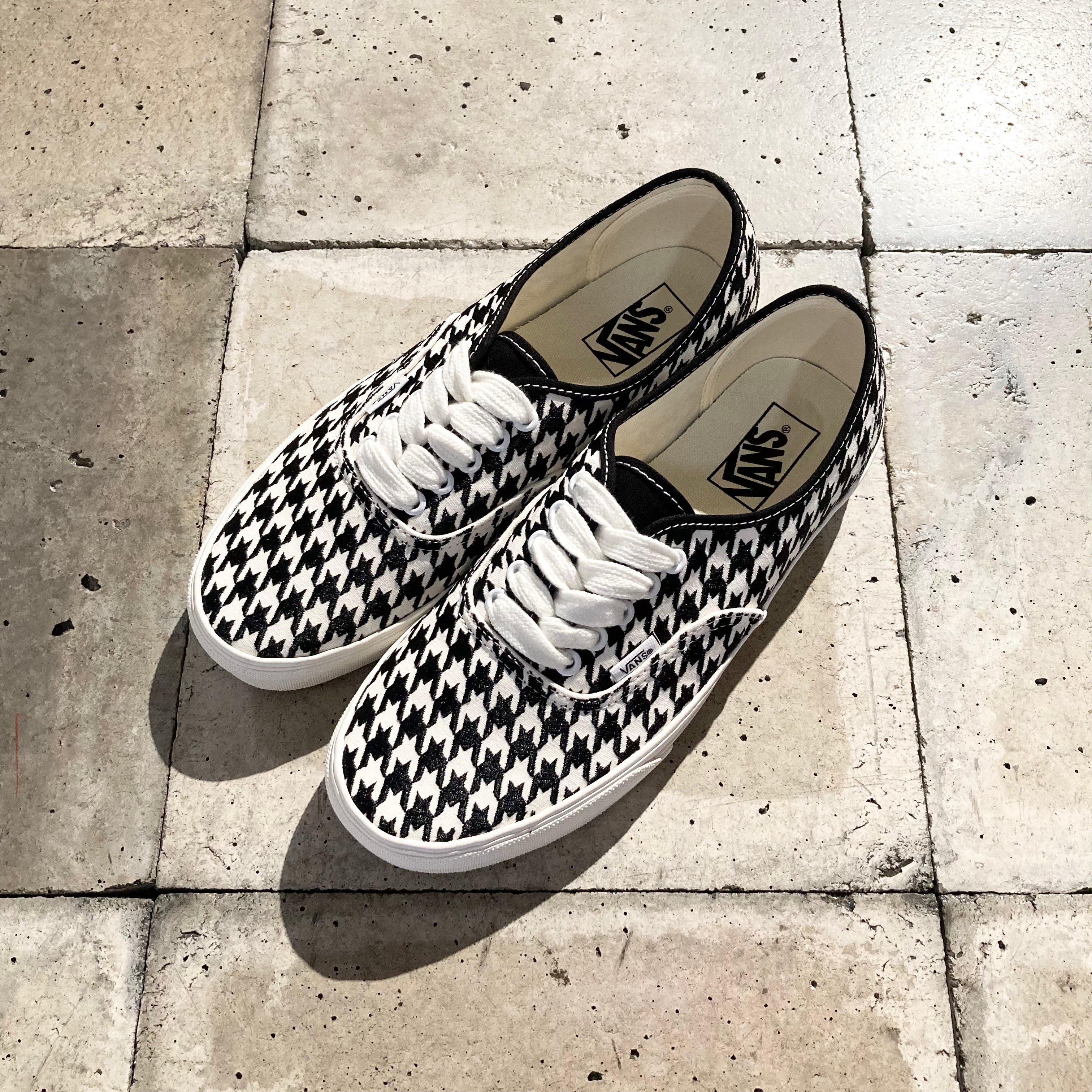 VANS】Authentic Houndstooth / White × Black – TOKIS