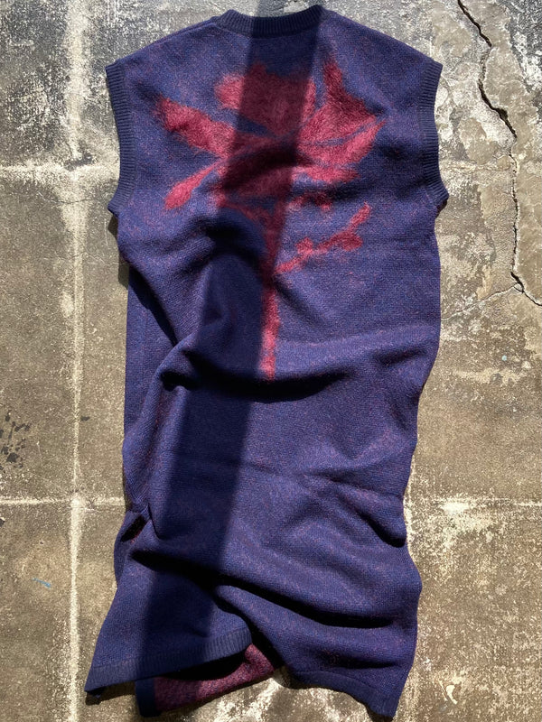 【 BLUE BLUE JAPAN 】インディゴミックス ウールニットワンピース / Indigo