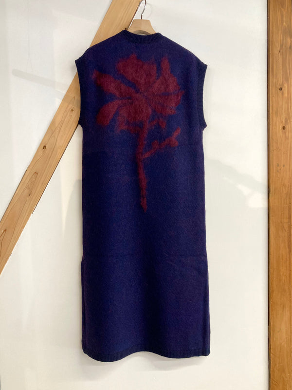 【 BLUE BLUE JAPAN 】インディゴミックス ウールニットワンピース / Indigo