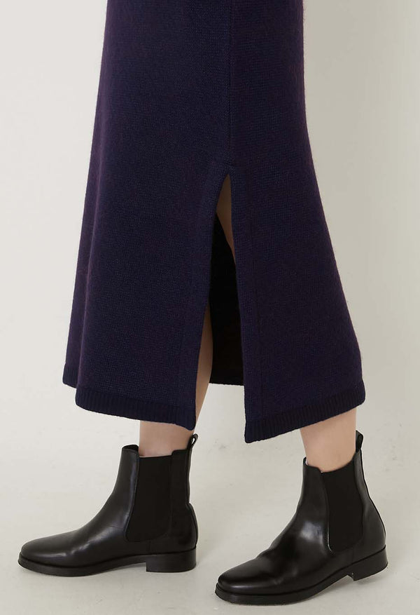 【 BLUE BLUE JAPAN 】インディゴミックス ウールニットワンピース / Indigo