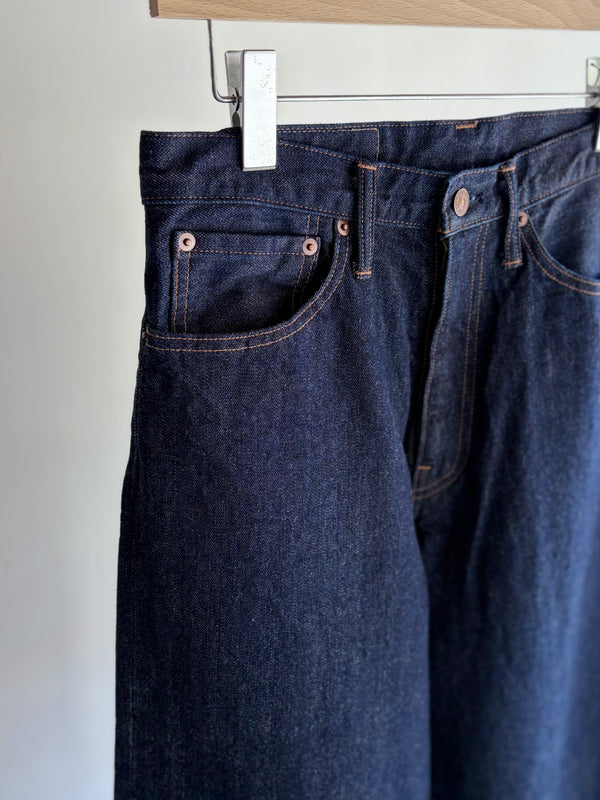 【 UNUSED 】WIDE DENIM PANTS / Indigo