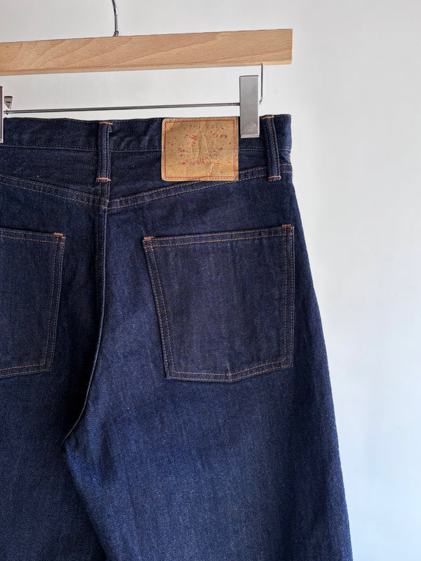 【 UNUSED 】WIDE DENIM PANTS / Indigo