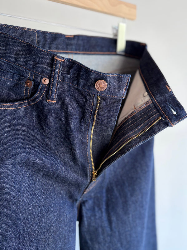 【 UNUSED 】WIDE DENIM PANTS / Indigo