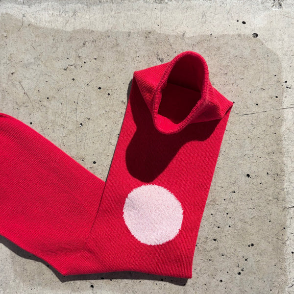 【 BLUE BLUE JAPAN 】JAPAN FLAG SOCKS / Red