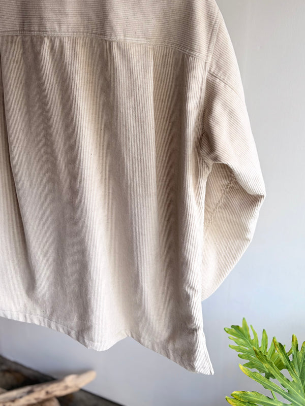 【m's braque】DOUBLE BREASTED COVERALL / Ivory