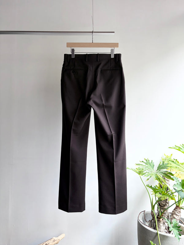 【m's braque】FLARE PANTS / Dark Brown