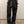 【ES : S】SUPER WIDE CINCH BACK JEANS / Black Rigid