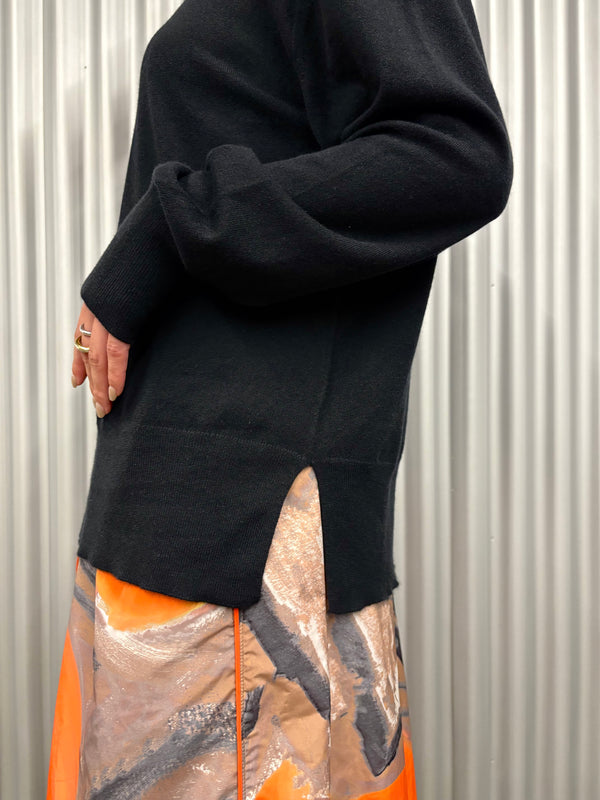 【 PICEA / ピセア 】14GG CREW NECK / Black