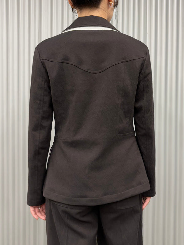 【 BALIA / バーリア 】SHAPED SHORT JACKET / Black