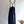 【 RhodolirioN 】SUSPENDER KILT - GABARDINE - / Navy Stripe