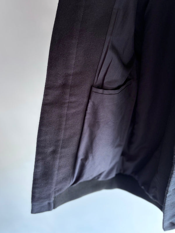 【frank leder / フランクリーダー】DEUTSCHLEDER BOMBER JACKET - WITH LEATHER -  / Black