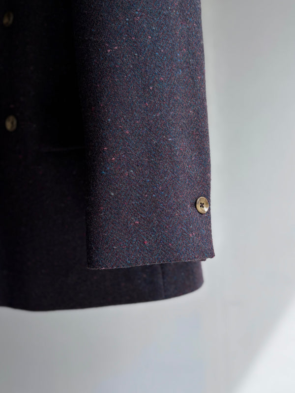 【frank leder / フランクリーダー】DOUBLE BREASTED BLAZER - DARK BROWN WOOL -  / Dark Brown