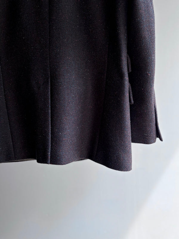 【frank leder / フランクリーダー】DOUBLE BREASTED BLAZER - DARK BROWN WOOL -  / Dark Brown
